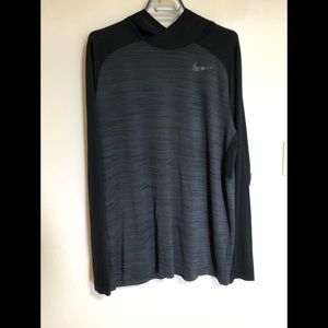 Nike Grey/Black Dri-Fit Hoodie